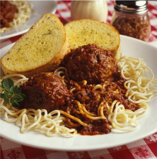Spaghetti sauce with meatballs « Dining In